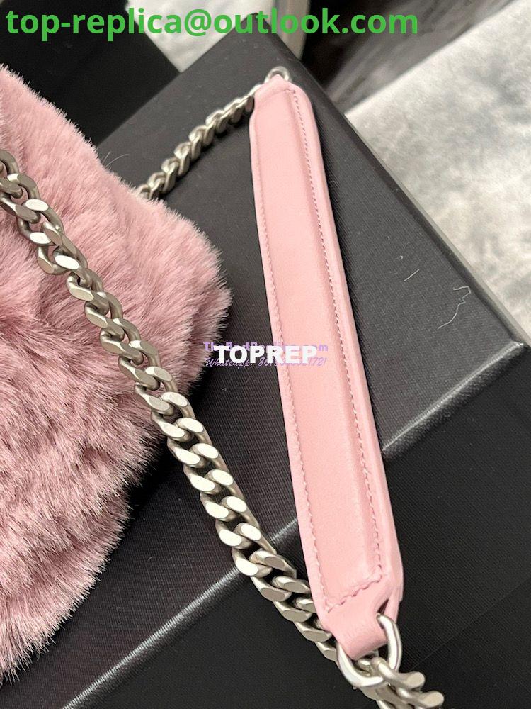 Replica YSL Saint Laurent Puffer Small Medium Bag In Merino Shearling And Lambskin 577476 Lilac 7 Replica YSL Saint Laurent Puffer Small Medium Bag In Merino Shearling And Lambskin 577476 Lilac 7
