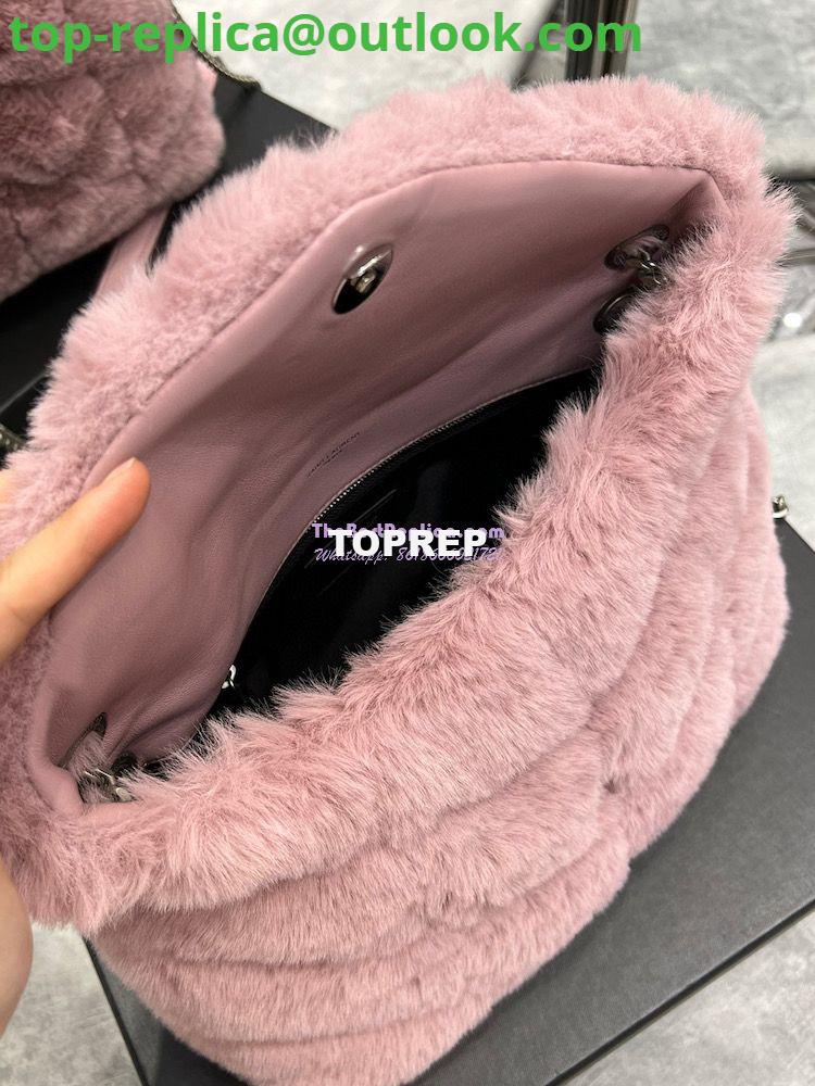 Replica YSL Saint Laurent Puffer Small Medium Bag In Merino Shearling And Lambskin 577476 Lilac 8 Replica YSL Saint Laurent Puffer Small Medium Bag In Merino Shearling And Lambskin 577476 Lilac 8