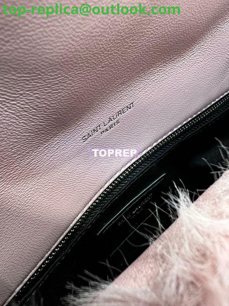 Replica YSL Saint Laurent Puffer Small Medium Bag In Merino Shearling And Lambskin 577476 Lilac 11 Replica YSL Saint Laurent Puffer Small Medium Bag In Merino Shearling And Lambskin 577476 Lilac 11