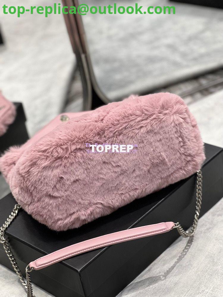 Replica YSL Saint Laurent Puffer Small Medium Bag In Merino Shearling And Lambskin 577476 Lilac 14 Replica YSL Saint Laurent Puffer Small Medium Bag In Merino Shearling And Lambskin 577476 Lilac 14