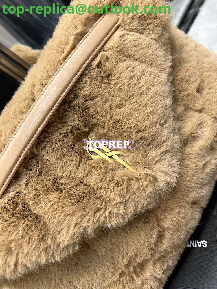 Replica YSL Saint Laurent Puffer Small Medium Bag In Merino Shearling And Lambskin 577476 Beige 11 Replica YSL Saint Laurent Puffer Small Medium Bag In Merino Shearling And Lambskin 577476 Beige 11