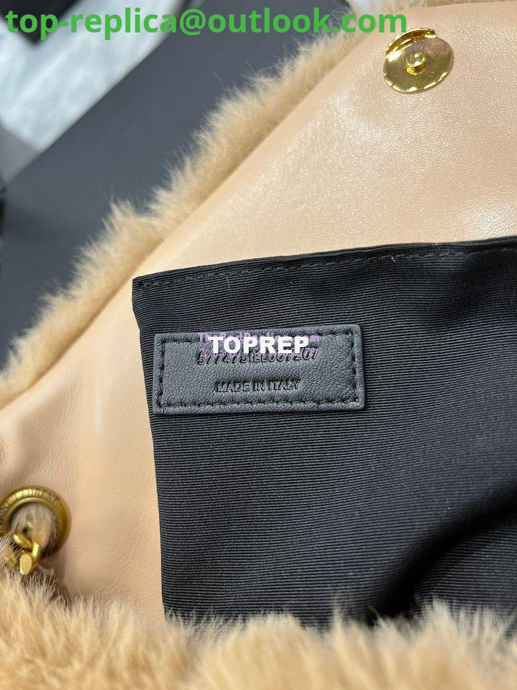 Replica YSL Saint Laurent Puffer Small Medium Bag In Merino Shearling And Lambskin 577476 Beige 15 Replica YSL Saint Laurent Puffer Small Medium Bag In Merino Shearling And Lambskin 577476 Beige 15