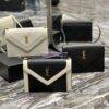 Replica YSL Saint Laurent Gaby Satchel In Quilted Lambskin 6688631 Blanc 14