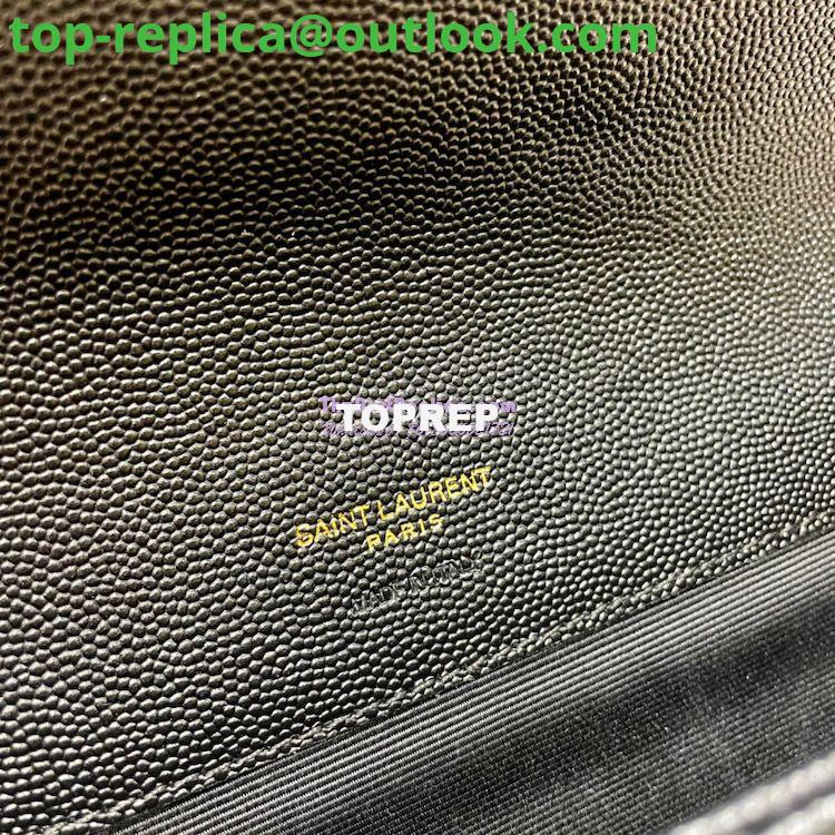 Replica YSL Saint Laurent Monogram Clutch in Quilted Grain De Poudre Embossed Leather 6176621 Black 9 Replica YSL Saint Laurent Monogram Clutch in Quilted Grain De Poudre Embossed Leather 6176621 Black 9