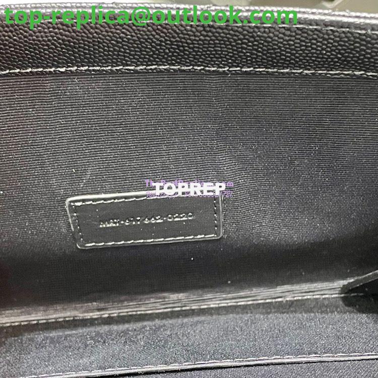 Replica YSL Saint Laurent Monogram Clutch in Quilted Grain De Poudre Embossed Leather 6176621 Black 10 Replica YSL Saint Laurent Monogram Clutch in Quilted Grain De Poudre Embossed Leather 6176621 Black 10