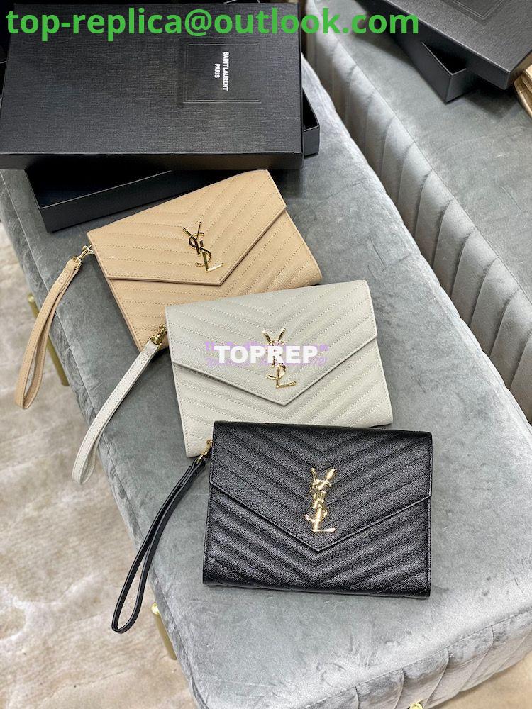 Replica YSL Saint Laurent Monogram Clutch in Quilted Grain De Poudre Embossed Leather 617662 Beige Replica YSL Saint Laurent Monogram Clutch in Quilted Grain De Poudre Embossed Leather 617662 Beige