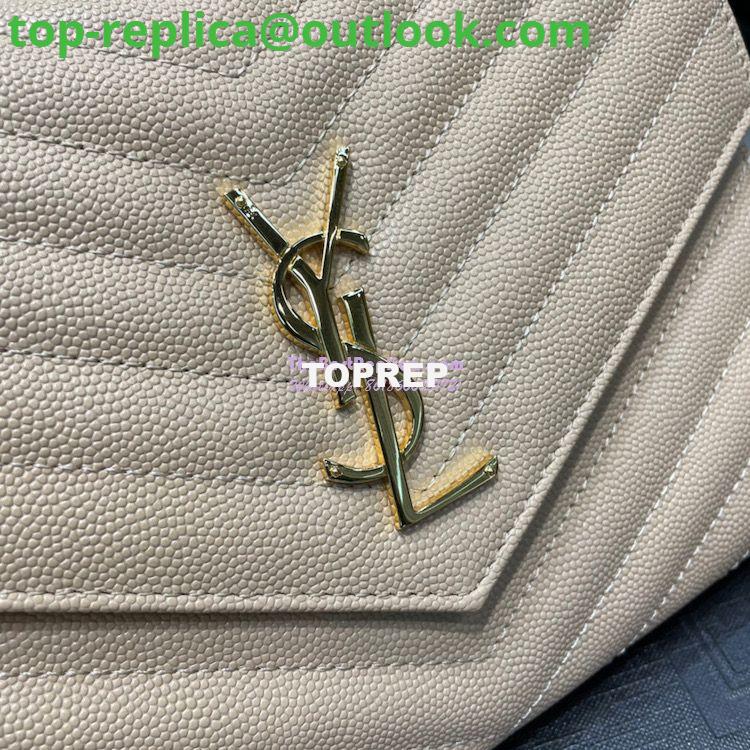 Replica YSL Saint Laurent Monogram Clutch in Quilted Grain De Poudre Embossed Leather 617662 Beige 6 Replica YSL Saint Laurent Monogram Clutch in Quilted Grain De Poudre Embossed Leather 617662 Beige 6