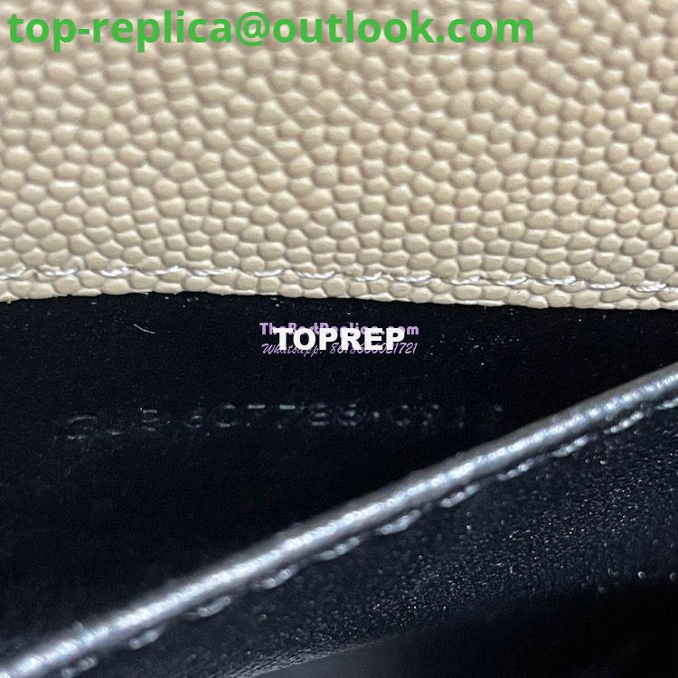 Replica YSL Saint Laurent Uptown Chain Wallet In Grain De Poudre Embossed Leather 6077881 Beige 11 Replica YSL Saint Laurent Uptown Chain Wallet In Grain De Poudre Embossed Leather 6077881 Beige 11