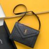 Replica YSL Saint Laurent Gaby Satchel In Quilted Lambskin 668863 Black 11