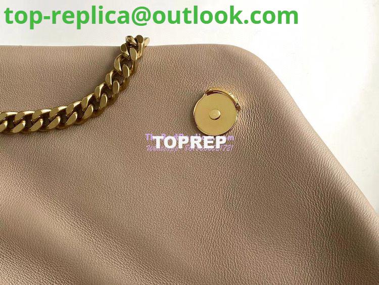 Replica Yves Saint Laurent YSL Loulou Puffer Toy Bag In Quilted Lambskin Dark Beige 5 Replica Yves Saint Laurent YSL Loulou Puffer Toy Bag In Quilted Lambskin Dark Beige 5