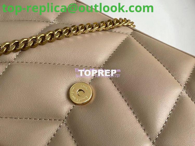 Replica Yves Saint Laurent YSL Loulou Puffer Toy Bag In Quilted Lambskin Dark Beige 6 Replica Yves Saint Laurent YSL Loulou Puffer Toy Bag In Quilted Lambskin Dark Beige 6