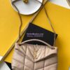 Replica YSL Saint Laurent Tuc Phone Pouch With Strap In Supple Calfskin 6677182 Brown 13