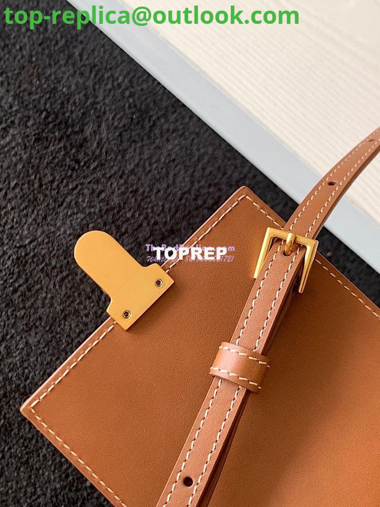 Replica YSL Saint Laurent Tuc Phone Pouch With Strap In Supple Calfskin 6677182 Brown 9 Replica YSL Saint Laurent Tuc Phone Pouch With Strap In Supple Calfskin 6677182 Brown 9