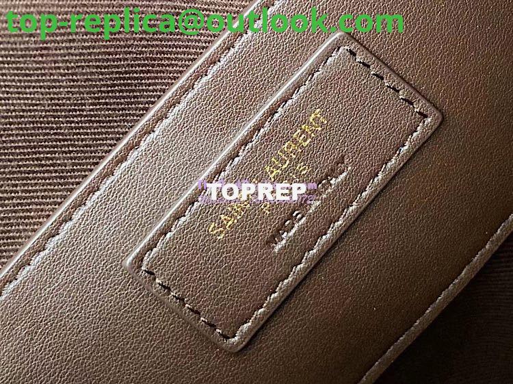 Replica YSL Saint Laurent Le Monogramme Cœur Bag In Canvas And Smooth Leather 6752602 Brown 9 Replica YSL Saint Laurent Le Monogramme Cœur Bag In Canvas And Smooth Leather 6752602 Brown 9