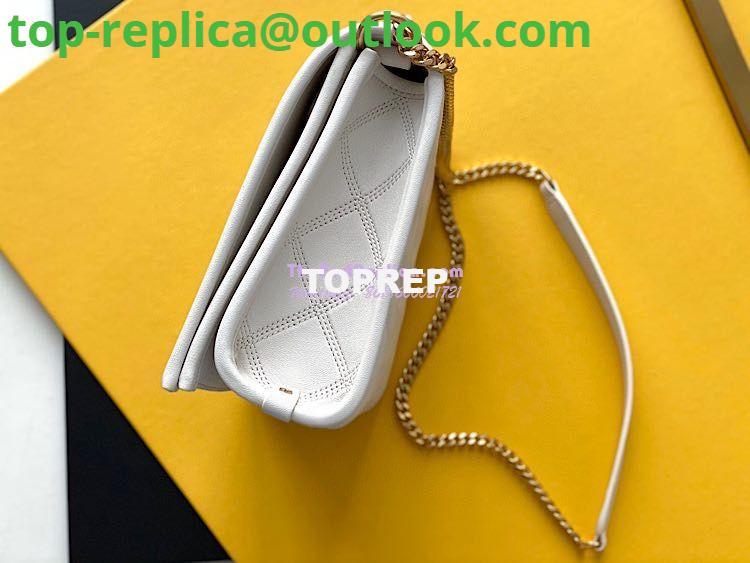 Replica YSL Saint Laurent Becky Mini Chain Bag In Carré-Quilted Lambskin 6292461 Blanc 5 Replica YSL Saint Laurent Becky Mini Chain Bag In Carré-Quilted Lambskin 6292461 Blanc 5