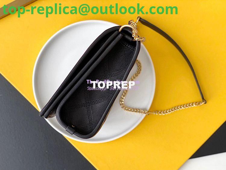 Replica YSL Saint Laurent Becky Mini Chain Bag In Carré-Quilted Lambskin 6292461 black 4 Replica YSL Saint Laurent Becky Mini Chain Bag In Carré-Quilted Lambskin 6292461 black 4