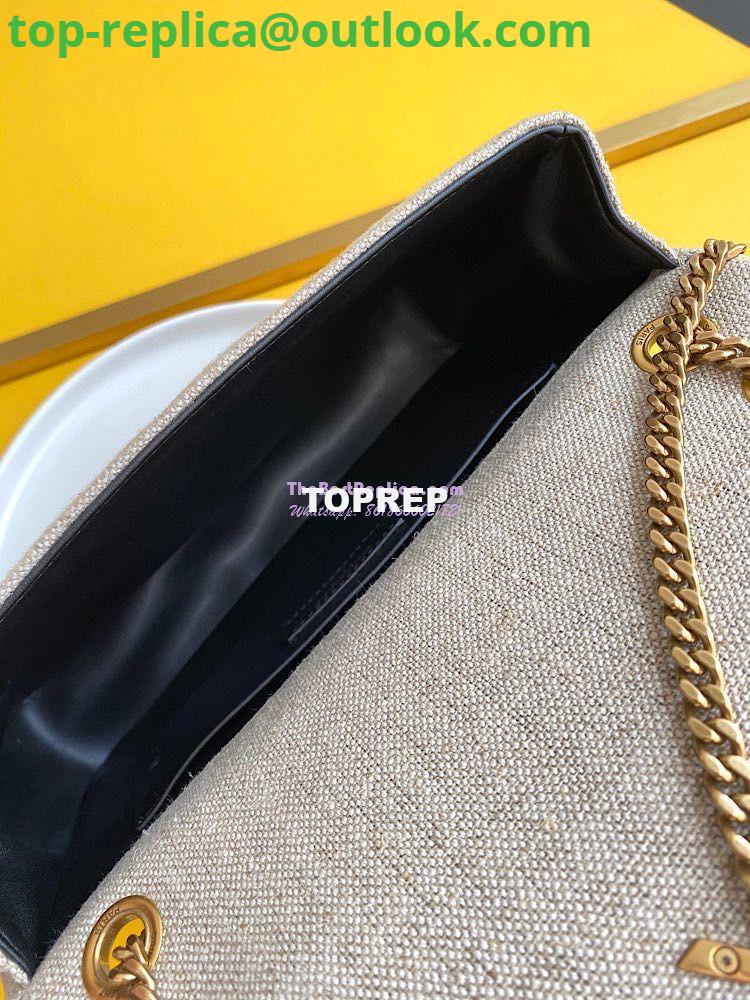 Replica YSL Saint Laurent Jamie Medium "Carré Rive Gauche" Linen Taupe 634820 7 Replica YSL Saint Laurent Jamie Medium "Carré Rive Gauche" Linen Taupe 634820 7
