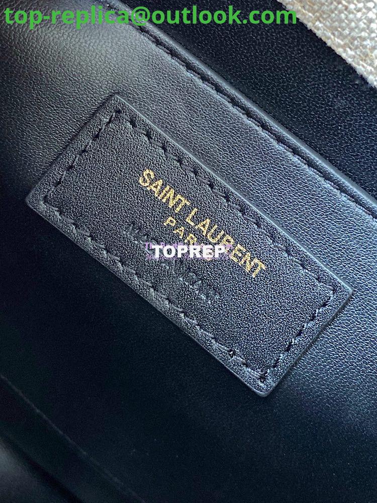 Replica YSL Saint Laurent Jamie Medium "Carré Rive Gauche" Linen Taupe 634820 8 Replica YSL Saint Laurent Jamie Medium "Carré Rive Gauche" Linen Taupe 634820 8