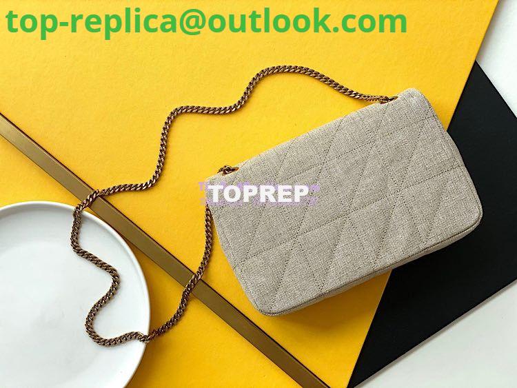 Replica YSL Saint Laurent Jamie Medium "Carré Rive Gauche" Linen Taupe 634820 9 Replica YSL Saint Laurent Jamie Medium "Carré Rive Gauche" Linen Taupe 634820 9