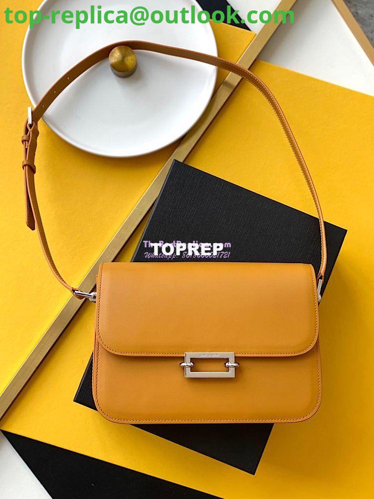 Replica YSL Saint Laurent Le Pavé Satchel In Smooth Leather 6571862 Saffron Replica YSL Saint Laurent Le Pavé Satchel In Smooth Leather 6571862 Saffron