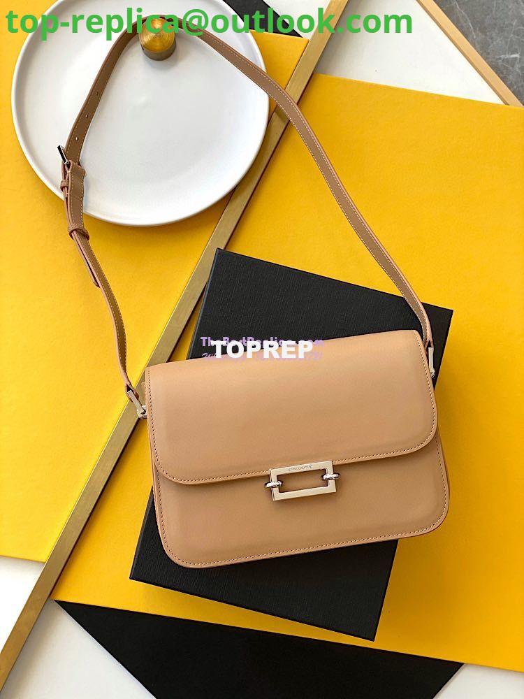 Replica YSL Saint Laurent Le Pavé Satchel In Smooth Leather 6571862 Beige Replica YSL Saint Laurent Le Pavé Satchel In Smooth Leather 6571862 Beige