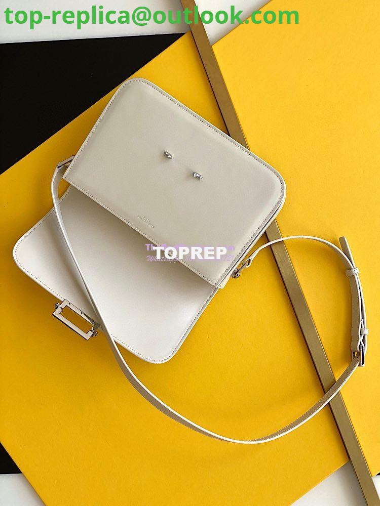 Replica YSL Saint Laurent Le Pavé Satchel In Smooth Leather 6571862 Blanc 5 Replica YSL Saint Laurent Le Pavé Satchel In Smooth Leather 6571862 Blanc 5