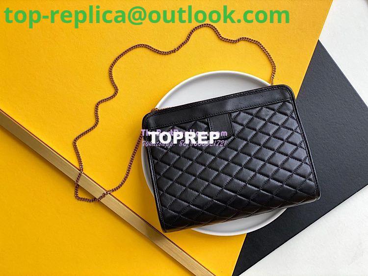Replica YSL Saint Laurent Victoire Baby Clutch in Leather 65736118 Black 9 Replica YSL Saint Laurent Victoire Baby Clutch in Leather 65736118 Black 9