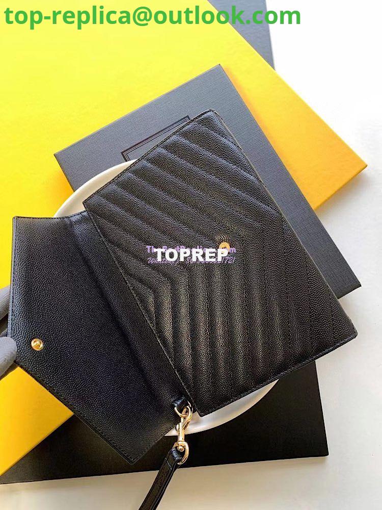 Replica YSL Saint Laurent Monogram Clutch in Quilted Grain De Poudre Embossed Leather 617662 Black 5 Replica YSL Saint Laurent Monogram Clutch in Quilted Grain De Poudre Embossed Leather 617662 Black 5