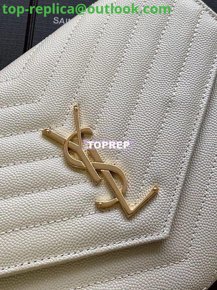Replica YSL Saint Laurent Monogram Clutch in Quilted Grain De Poudre Embossed Leather 617662 Blanc 4 Replica YSL Saint Laurent Monogram Clutch in Quilted Grain De Poudre Embossed Leather 617662 Blanc 4