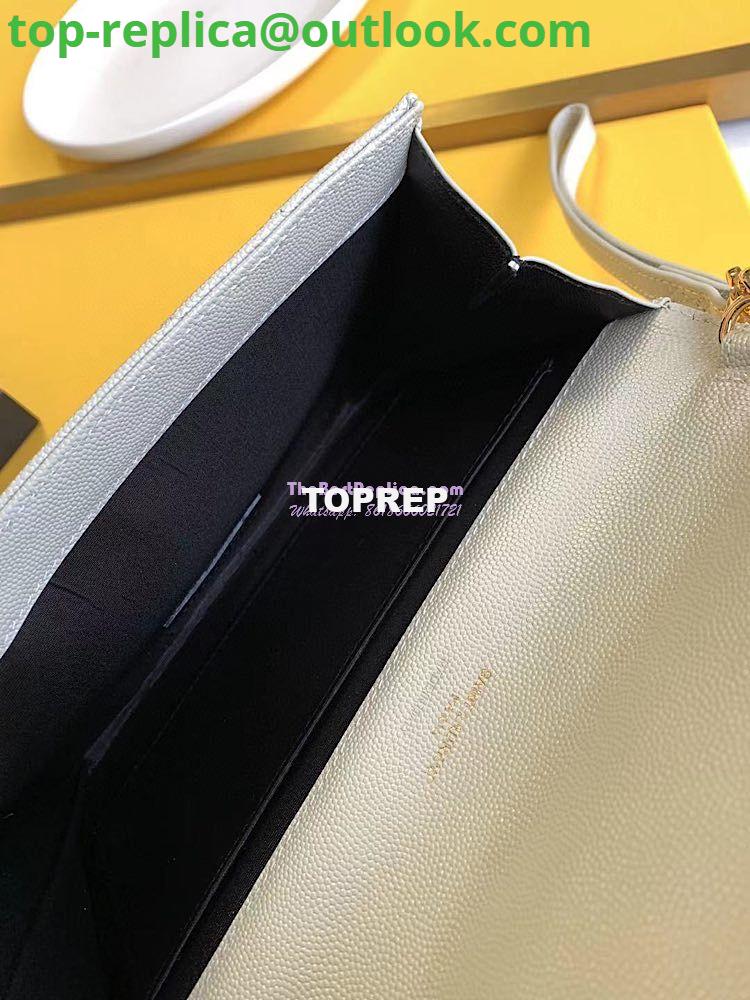 Replica YSL Saint Laurent Monogram Clutch in Quilted Grain De Poudre Embossed Leather 617662 Blanc 8 Replica YSL Saint Laurent Monogram Clutch in Quilted Grain De Poudre Embossed Leather 617662 Blanc 8