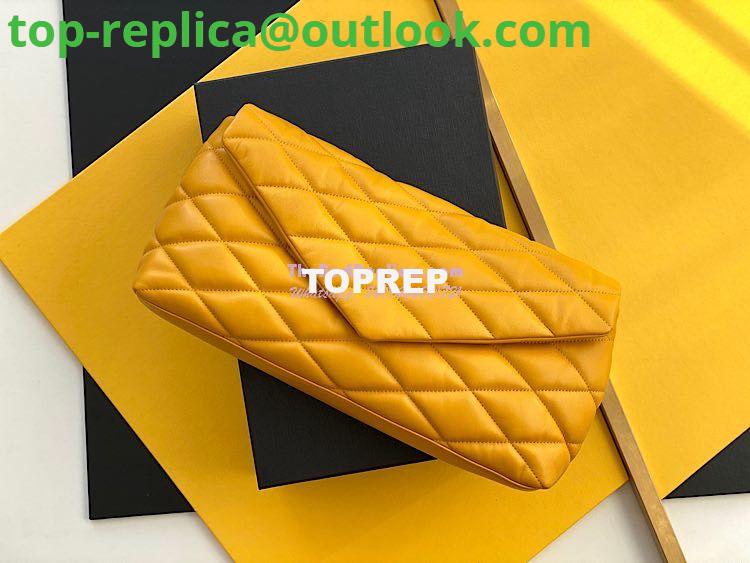 Replica YSL Saint Laurent Sade Puffer Envelope Clutch in Lambskin 6550041 Saffron 2 Replica YSL Saint Laurent Sade Puffer Envelope Clutch in Lambskin 6550041 Saffron 2