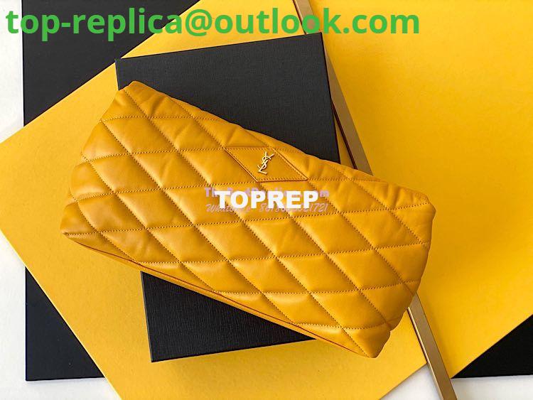 Replica YSL Saint Laurent Sade Puffer Envelope Clutch in Lambskin 6550041 Saffron 3 Replica YSL Saint Laurent Sade Puffer Envelope Clutch in Lambskin 6550041 Saffron 3