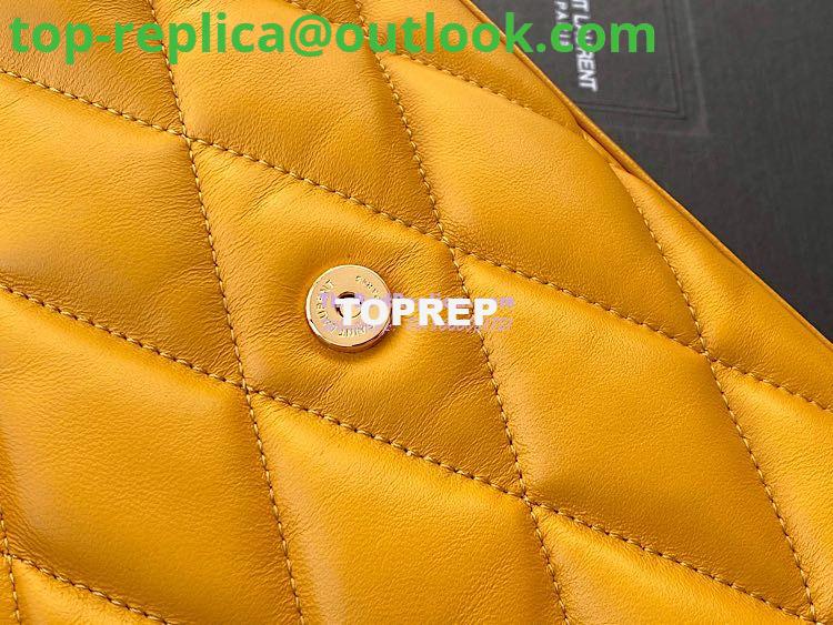 Replica YSL Saint Laurent Sade Puffer Envelope Clutch in Lambskin 6550041 Saffron 5 Replica YSL Saint Laurent Sade Puffer Envelope Clutch in Lambskin 6550041 Saffron 5