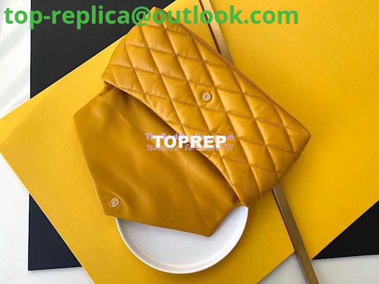 Replica YSL Saint Laurent Sade Puffer Envelope Clutch in Lambskin 6550041 Saffron 6 Replica YSL Saint Laurent Sade Puffer Envelope Clutch in Lambskin 6550041 Saffron 6