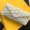 Replica YSL Saint Laurent Monogram Zip Around Wallet In Grain De Poudre Embossed Leather 358094 White 10