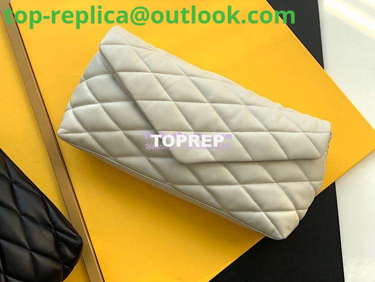 Replica YSL Saint Laurent Sade Puffer Envelope Clutch in Lambskin 6550041 Blanc Replica YSL Saint Laurent Sade Puffer Envelope Clutch in Lambskin 6550041 Blanc