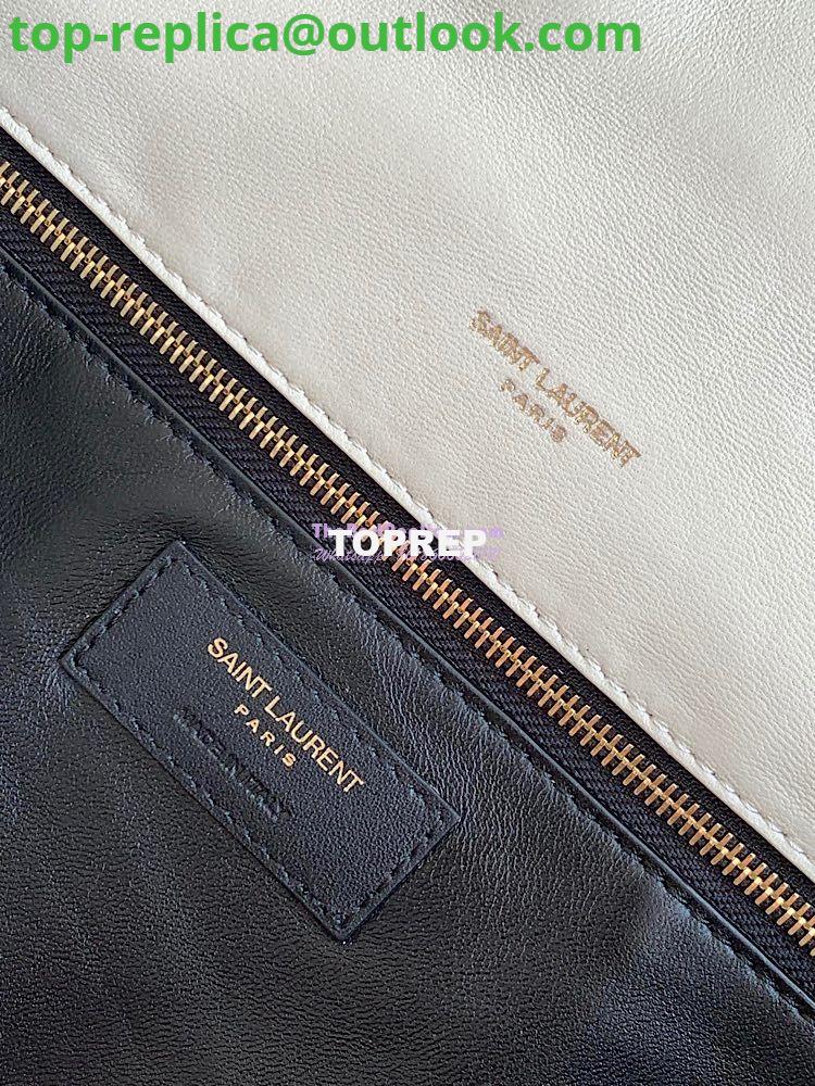 Replica YSL Saint Laurent Sade Puffer Envelope Clutch in Lambskin 6550041 Blanc 8 Replica YSL Saint Laurent Sade Puffer Envelope Clutch in Lambskin 6550041 Blanc 8