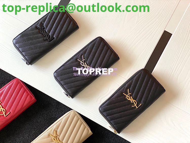 Replica YSL Saint Laurent Monogram Zip Around Wallet In Grain De Poudre Embossed Leather 358094 2 Replica YSL Saint Laurent Monogram Zip Around Wallet In Grain De Poudre Embossed Leather 358094 2