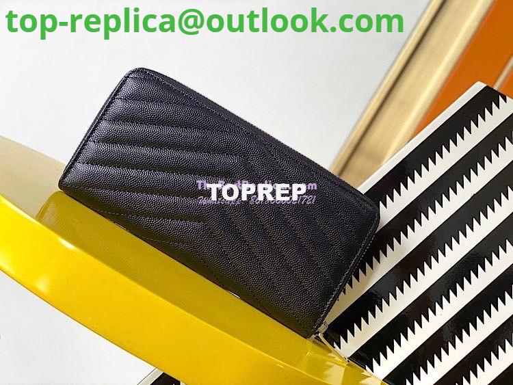 Replica YSL Saint Laurent Monogram Zip Around Wallet In Grain De Poudre Embossed Leather 358094 13 Replica YSL Saint Laurent Monogram Zip Around Wallet In Grain De Poudre Embossed Leather 358094 13