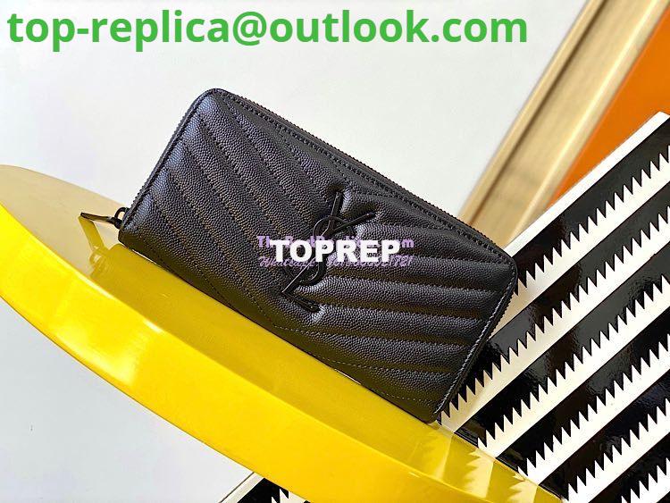 Replica YSL Saint Laurent Monogram Zip Around Wallet In Grain De Poudre Embossed Leather 358094 14 Replica YSL Saint Laurent Monogram Zip Around Wallet In Grain De Poudre Embossed Leather 358094 14