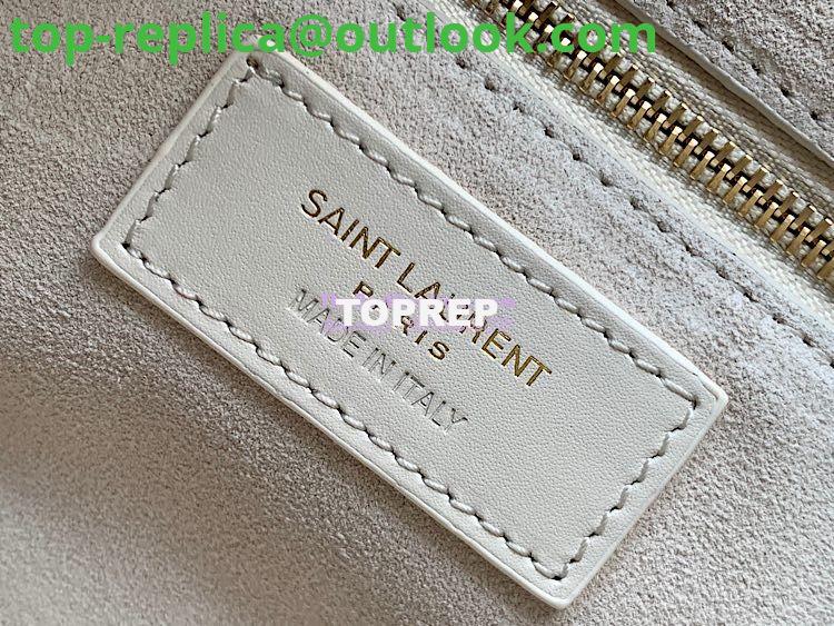 Replica YSL Saint Laurent Le 5 à 7 hobo bag in Blanc calfskin shiny leather 10 Replica YSL Saint Laurent Le 5 à 7 hobo bag in Blanc calfskin shiny leather 10