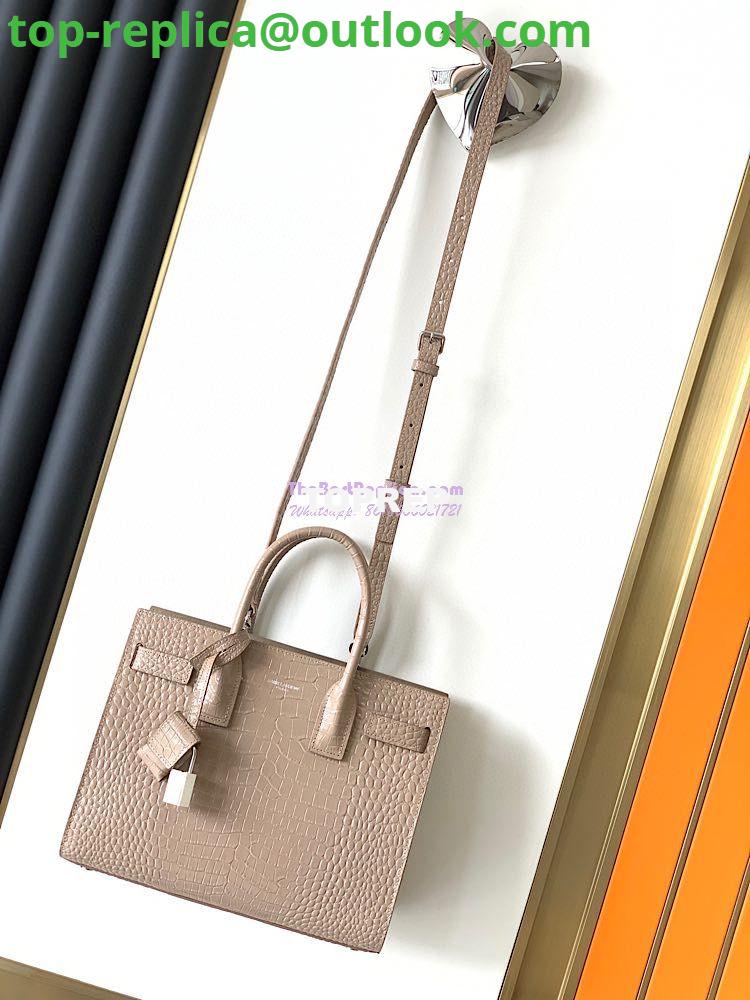 Replica YSL Saint Laurent Classic Sac De Jour Baby Nano In Embossed Crocodile Shiny Leather 421863 Beige 2 Replica YSL Saint Laurent Classic Sac De Jour Baby Nano In Embossed Crocodile Shiny Leather 421863 Beige 2