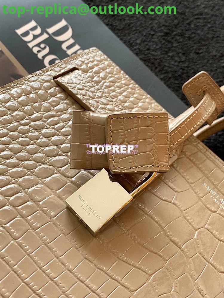 Replica YSL Saint Laurent Classic Sac De Jour Baby Nano In Embossed Crocodile Shiny Leather 421863 Beige 6 Replica YSL Saint Laurent Classic Sac De Jour Baby Nano In Embossed Crocodile Shiny Leather 421863 Beige 6