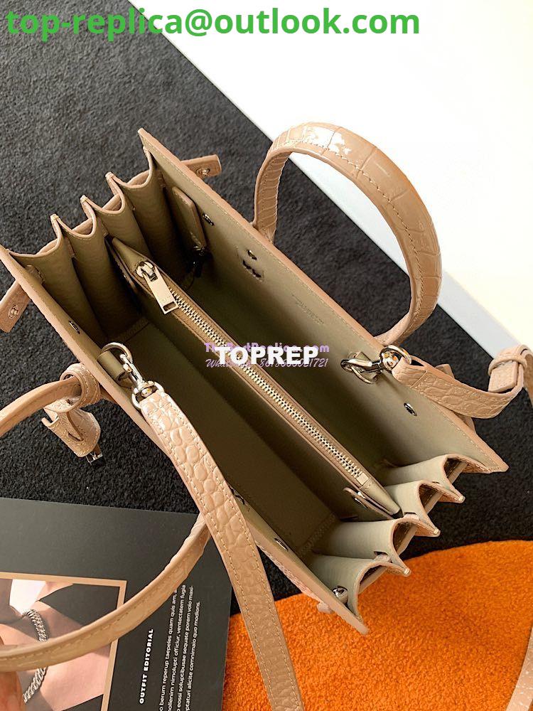 Replica YSL Saint Laurent Classic Sac De Jour Baby Nano In Embossed Crocodile Shiny Leather 421863 Beige 7 Replica YSL Saint Laurent Classic Sac De Jour Baby Nano In Embossed Crocodile Shiny Leather 421863 Beige 7