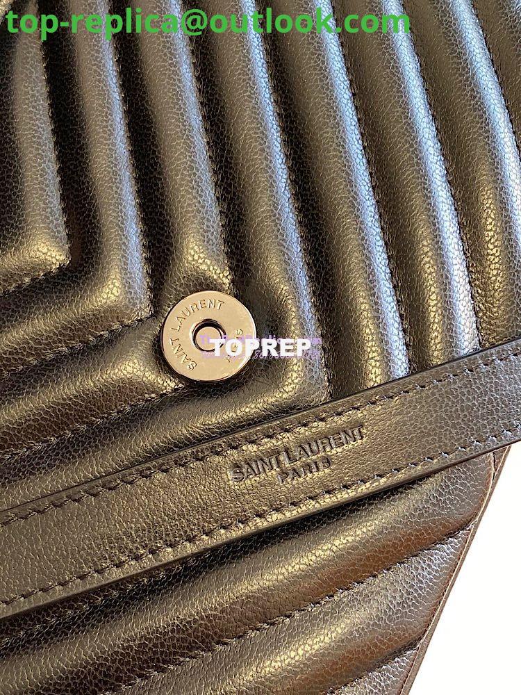 Replica YSL Saint Laurent College Medium In Matelassé Leather 600279 All Black 6 Replica YSL Saint Laurent College Medium In Matelassé Leather 600279 All Black 6