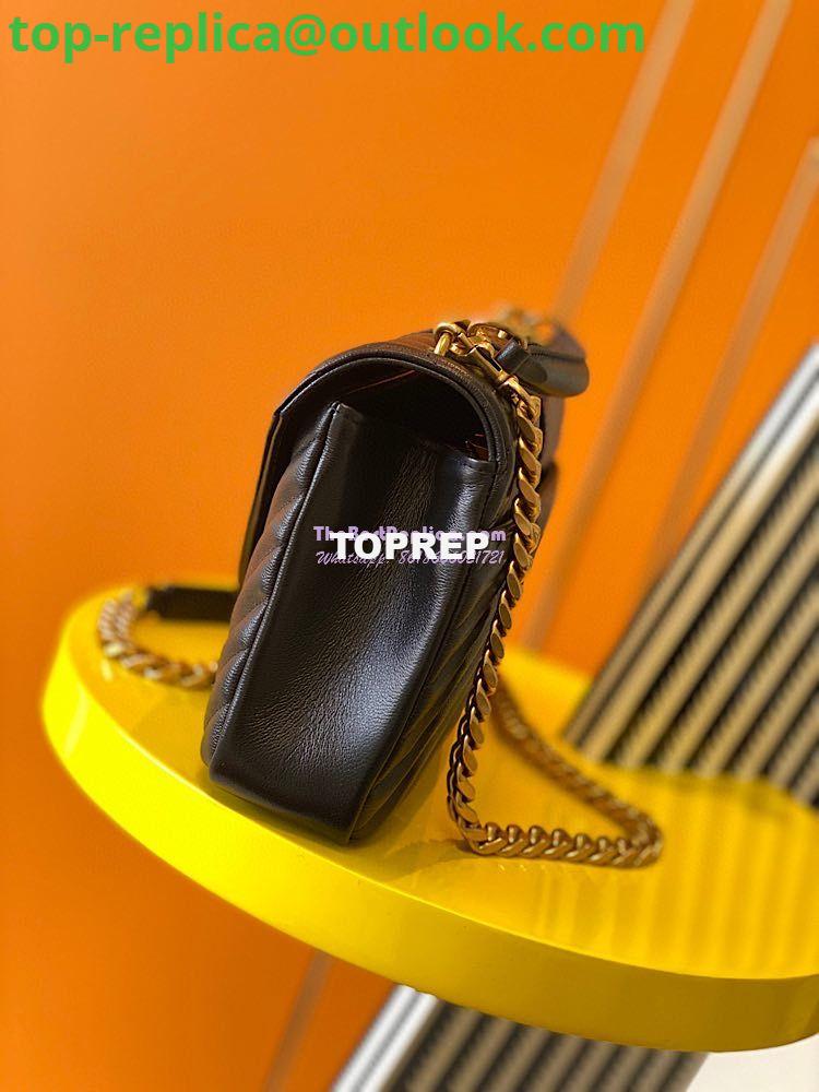 Replica YSL Saint Laurent College Medium In Matelassé Leather 600279 Black 5 Replica YSL Saint Laurent College Medium In Matelassé Leather 600279 Black 5