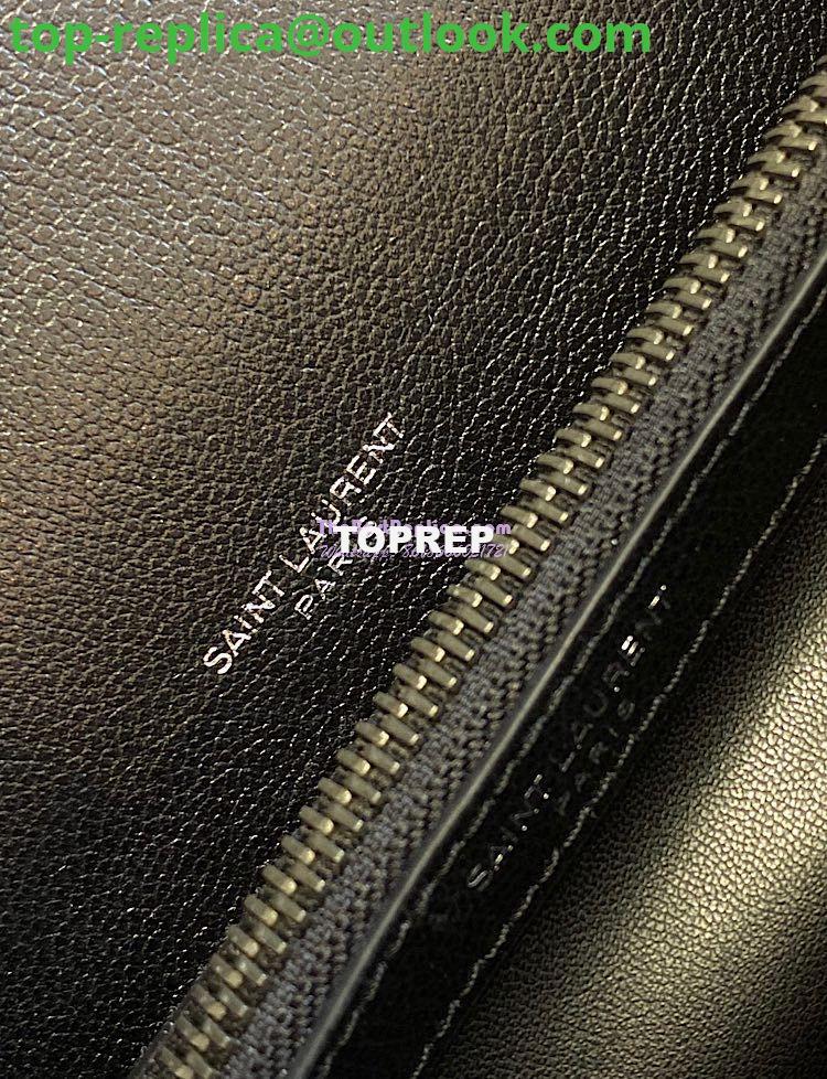 Replica YSL Saint Laurent College Medium In Matelassé Leather 600279 Black 16 Replica YSL Saint Laurent College Medium In Matelassé Leather 600279 Black 16