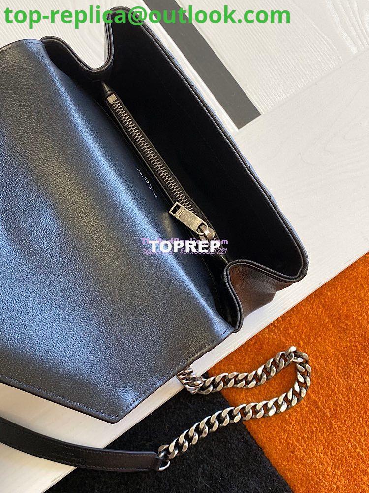 Replica YSL Saint Laurent College Medium In Matelassé Leather 600279 Black 17 Replica YSL Saint Laurent College Medium In Matelassé Leather 600279 Black 17