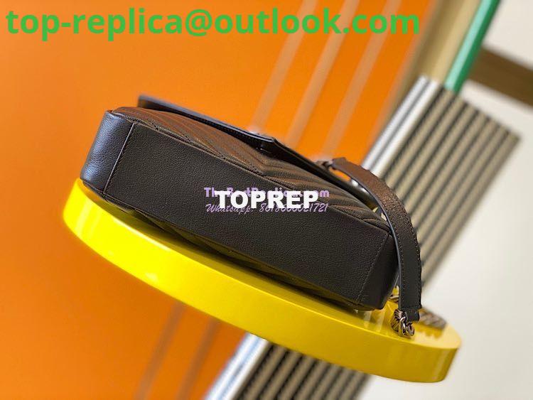 Replica YSL Saint Laurent College Medium In Matelassé Leather 600279 Black 18 Replica YSL Saint Laurent College Medium In Matelassé Leather 600279 Black 18