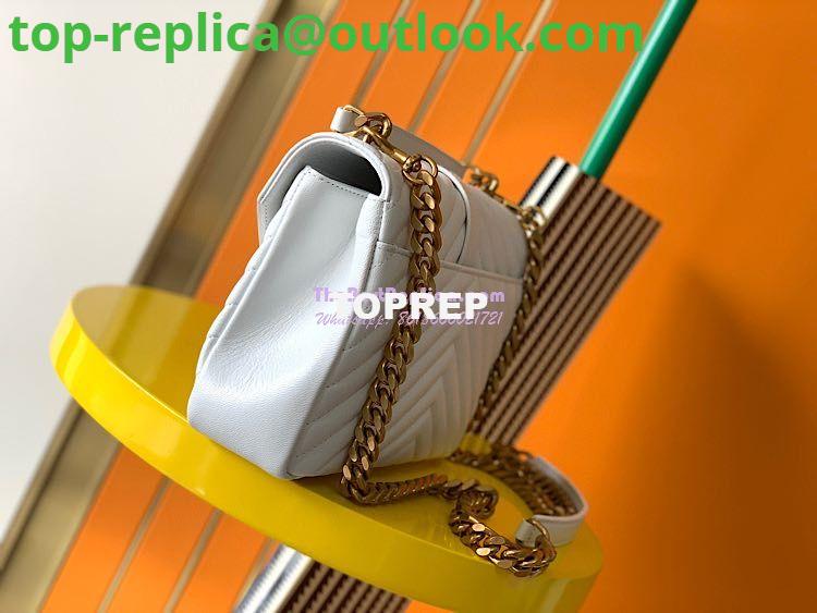 Replica YSL Saint Laurent College Medium In Matelassé Leather 600279 White 16 Replica YSL Saint Laurent College Medium In Matelassé Leather 600279 White 16